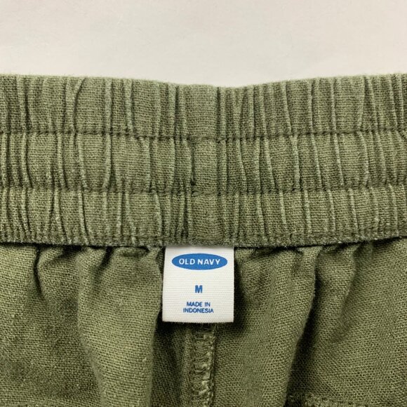 Old Navy Hunter Pines Linen Blend Pull On Shorts M - Picture 3 of 5